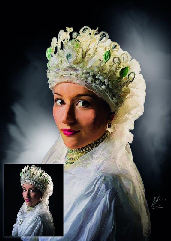 F&S Gift Store Digital portrait / oil painting from photo / Your photos as paintings / Portrait painting / JPG file / Digital file