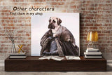 Personalized Oil Painting From Photos, handcraft art on Canvas-Show Case SAR100699-48
