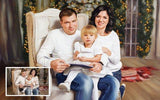 Personalized Oil Painting From Photos, handcraft art on Canvas-Show Case PGJ100762-24