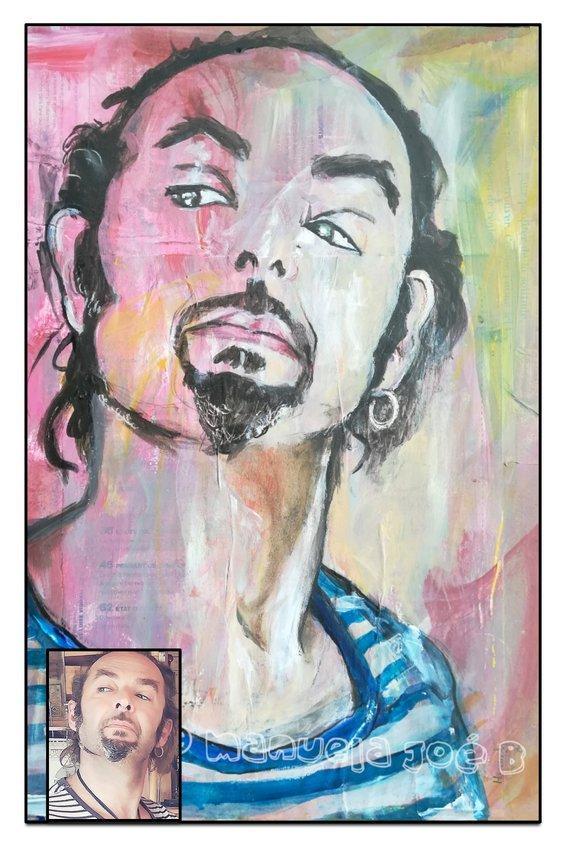 Personalized Oil Painting From Photos, handcraft art on Canvas-Show Case ORI101338-12