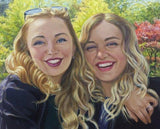 Personalized Oil Painting From Photos, handcraft art on Canvas-Show Case RFI100404-36