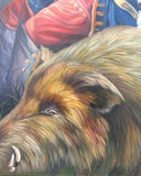 F&S Gift Store Portrait of a hunter, portrait in oil, portrait in oil to order, portrait from a photo