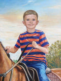 F&S Gift Store Custom family portrait,Painting from photo,Painting photo,Custom oil painting,Personalize painting,Family portrait,Family portrait painting