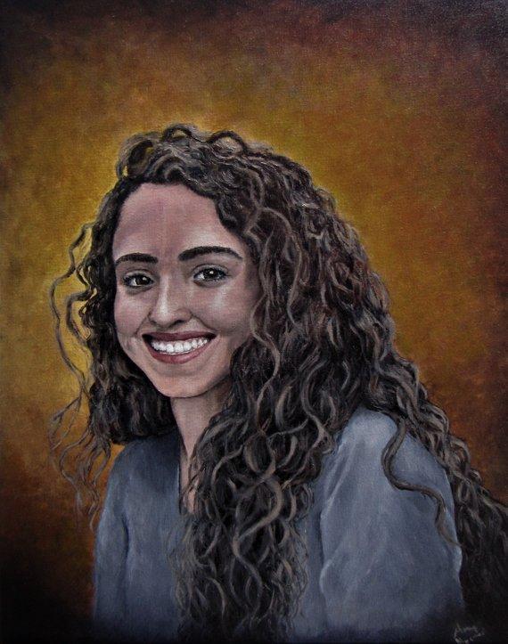 Personalized Oil Painting From Photos, handcraft art on Canvas-Show Case CNE100826-24