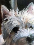 F&S Gift Store CUSTOM PET PORTRAIT - Corgi Painting - Original Oil Painting - Pet Memorial Painting - Dog Painting - Dog Lover Gift - Dog Portrait