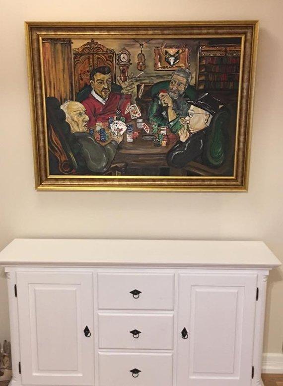 Personalized Oil Painting From Photos, handcraft art on Canvas-Show Case NNM101391-48