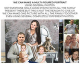 Personalized Oil Painting From Photos, handcraft art on Canvas-Show Case LSB102314-24
