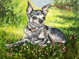 F&S Gift Store Custom Dog portrait painting custom oil portrait DOG painting custom Pet portrait painting custom pet painting from photo svetlanamatevosjan