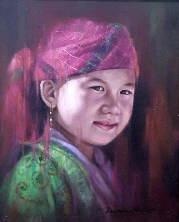 F&S Gift Store Custom oil portrait of children from photo-an original painting from photo|Canvas art|Portrait painting|autumn decor|housewarming gift