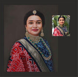 Personalized Oil Painting From Photos, handcraft art on Canvas-Show Case QMH100863-36