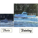 Personalized Oil Painting From Photos, handcraft art on Canvas-Show Case NMD100994-12