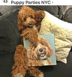 F&S Gift Store CUSTOM Pet Portrait Oil Painting 12x12 Pet Memorial Birthday Gift