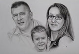 F&S Gift Store Custom portrait - Medium/Large size dry brush portrait | Oil portrait, Custom oil painting, Family portrait, Oil portrait, Children portrait