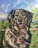 F&S Gift Store Custom DOG PAINTING on canvas pet painting custom dog portrait from photo custom pet portrait painting original dog mom svetlanamatevosjan