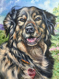 F&S Gift Store Custom DOG PAINTING on canvas pet painting custom dog portrait from photo custom pet portrait painting original dog mom svetlanamatevosjan