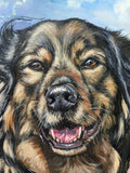 F&S Gift Store Custom DOG PAINTING on canvas pet painting custom dog portrait from photo custom pet portrait painting original dog mom svetlanamatevosjan