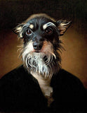 F&S Gift Store Thomas Jefferson - Pet Portrait - Custom Renaissance Pet Dog/Cat Portraits - Digital personalized portrait painting using your Pet's Photo