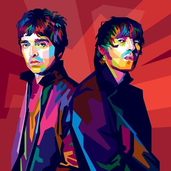 F&S Gift Store Custom Pop Art Oil Painting Your Photo to WPAP Pop Art Portrait