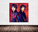 F&S Gift Store Custom Pop Art Oil Painting Your Photo to WPAP Pop Art Portrait