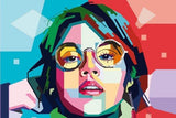 F&S Gift Store Custom Pop Art Oil Portrait Painting Your Photo to WPAP Pop Art Portrait