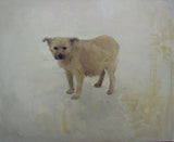 F&S Gift Store Winter dog painting Pet Portrait Custom Dog Portrait Original Oil on canvas by Pidvarchan Victoriya