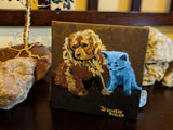 F&S Gift Store Custom TWO Pet Portrait Painting on Miniature Canvas - Art Magnet