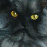 F&S Gift Store CUSTOM Cat Portrait Oil Painting, Kitten Pet Portrait Drawing on Canvas or Panel all sizes cute realistic style