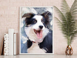 F&S Gift Store Custom Dog painting Portrait Pet from photo , Digital Oil Painting, Custom Dog memorial gift , Pet portraits Loss, cyber week sale