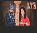 Personalized Oil Painting From Photos, handcraft art on Canvas-Show Case QMH100863-36