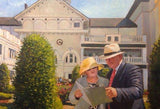 Personalized Oil Painting From Photos, handcraft art on Canvas-Show Case RBI102336-24