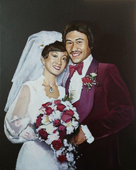 Personalized Oil Painting From Photos, handcraft art on Canvas-Show Case TTS102603-20