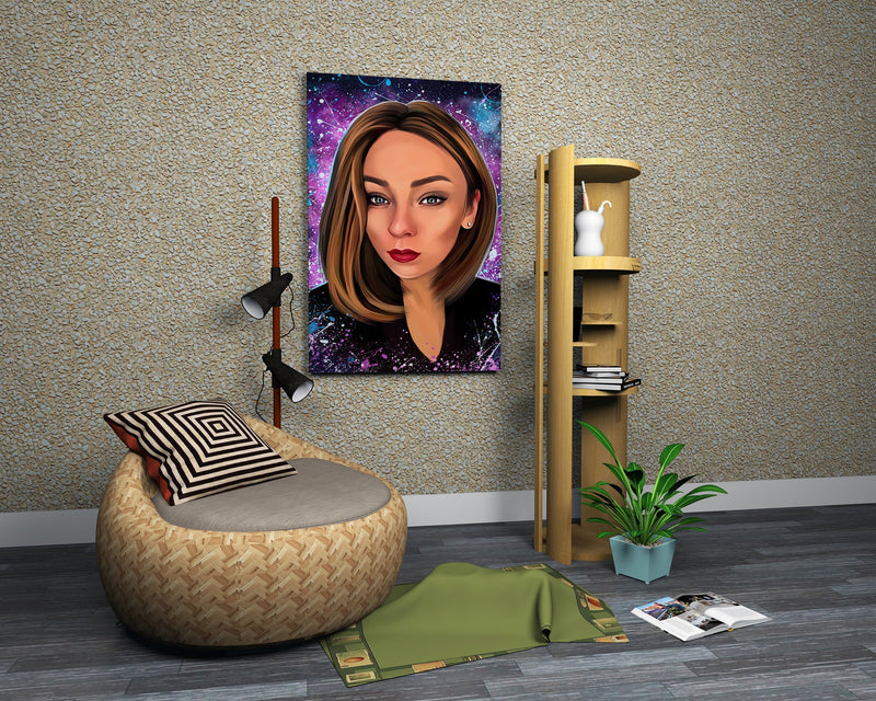Personalized Oil Painting From Photos, handcraft art on Canvas-Show Case TPE101447-12