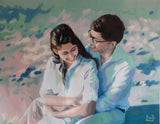 F&S Gift Store Couple Portrait Painting From Your Photo, Custom Oil Painting, Wedding Anniversary Gift, Canvas Art