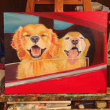 F&S Gift Store PET PORTRAITS, dog art, cat art, Oil painting, made to order, custom art, cat lady, dog person, portrait