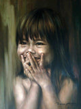 F&S Gift Store Custom portrait of children from photo-an original oil painting from photo|Canvas art|Portrait painting|home decor|autumn decor|summer gift