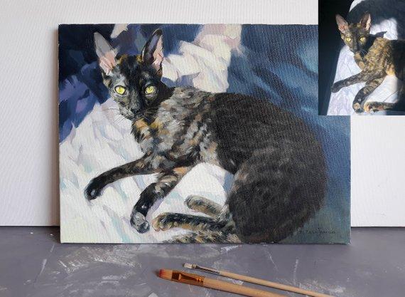 Personalized Oil Painting From Photos, handcraft art on Canvas-Show Case PTA100576-24