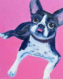 F&S Gift Store Holiday Pre-Order Sale! Awkward Pet Portrait Painting Commission- Custom Pet Portrait - Impressionist Style - Impasto - Oil Painting