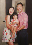 F&S Gift Store Customized oil painting, Family portrait painting, Custom family portrait, Family oil painting, Anniversary present, Custom painting, gift