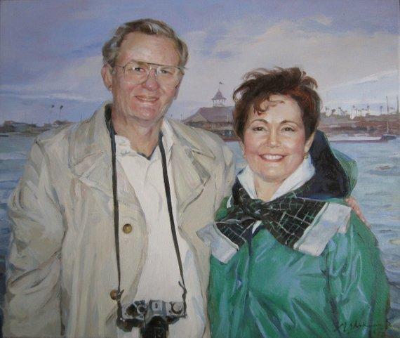 Personalized Oil Painting From Photos, handcraft art on Canvas-Show Case TRK101356-24