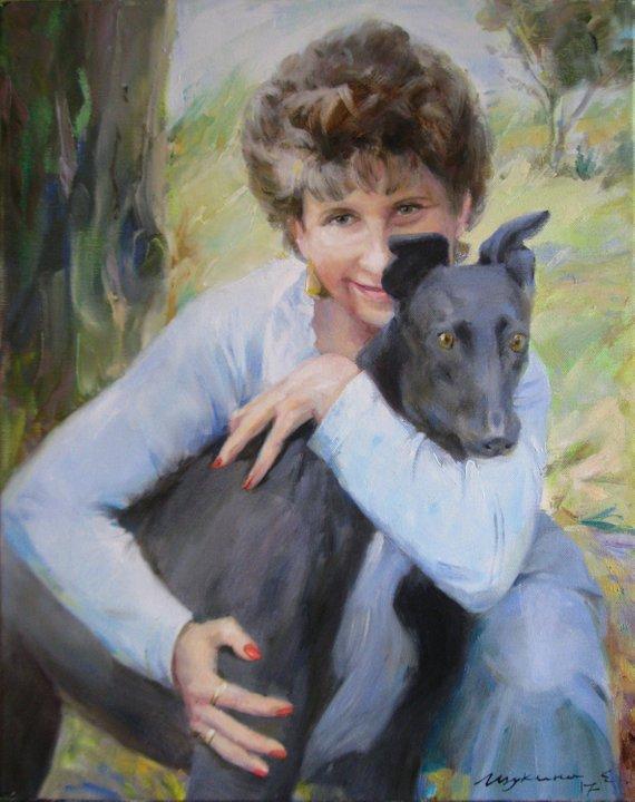 Personalized Oil Painting From Photos, handcraft art on Canvas-Show Case MSL100695-24