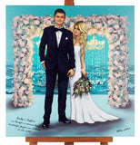 Personalized Oil Painting From Photos, handcraft art on Canvas-Show Case GGF102593-30