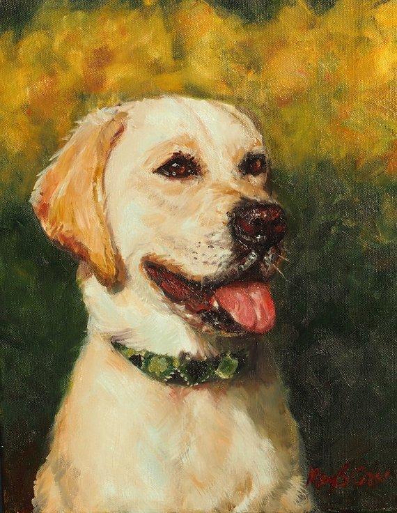 F&S Gift Store Custom Pet Portrait in Oil or Pastel