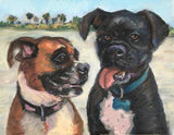 F&S Gift Store Custom Pet Portrait in Oil or Pastel