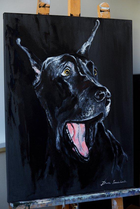 Personalized Oil Painting From Photos, handcraft art on Canvas-Show Case KNM102276-48