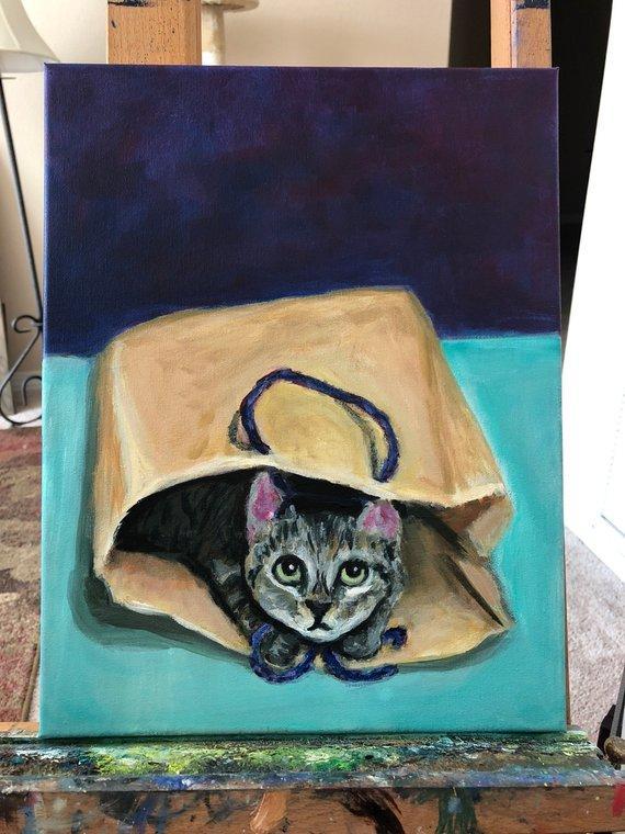 Personalized Oil Painting From Photos, handcraft art on Canvas-Show Case FGH101402-24