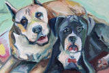 Personalized Oil Painting From Photos, handcraft art on Canvas-Show Case THS102029-48