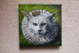 F&S Gift Store Custom Pet Portait Oil Peinting,Animal Art Portrait,Oil Paintings Pets,Cats Art,Cats Painting,Wall Decor,