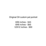 F&S Gift Store pet paintings, custom pet portrait, original portrait, Oil portraits, pet gifts, pet lover gift, dog portraits, cat portraits, pet drawing