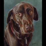 F&S Gift Store Custom Dog portrait, Pet portrait, Dog Painting, Dog art - oil painting on canvas. 50% DEPOSIT. Handmade Custom pet portrait. TWO DOGS