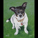 F&S Gift Store Custom Dog portrait, Pet portrait, Dog Painting, Dog Art - oil painting on canvas. 50% DEPOSIT. Handmade Custom pet portrait. TWO DOGS